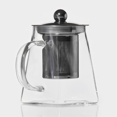 Glass teapot with metal sieve Magistro "Darcy", 300 ml-2
