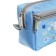 The pencil case is soft, 2 compartments, volumetric, 100 x 210 x 50 mm, Erichkrause Pastel Bloom, 61946