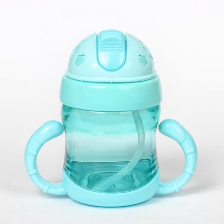 Baby chipper with silicone tube, 200 ml., With handles, Mix color-1