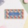 Wooden envelope carved "Jubilee!" Multi -colored patterns, 8 × 16 cm