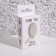 Pumza for pedicure, with a suspension, 7.2 × 5 cm, in a box, white color
