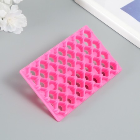 Plastic stamp "Rhombus with a square" 12.8x7.5 cm-1