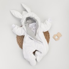 Комбинезон детский KinDerLitto «Лапушка», рост 62-68 см, цвет белый