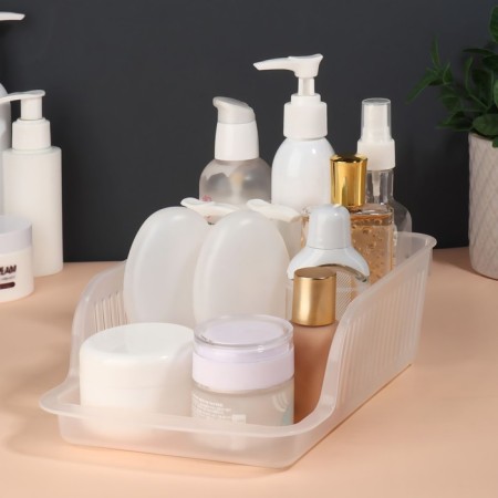 Organizer for storing cosmetic supplies "Prestige", 23 × 16.1 cm, the color is transparent-1
