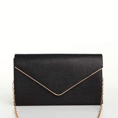 Female bag on a magnet, black color