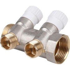 Коллектор распределительный STOUT SMB 6851 011202, 1", 2 выхода, 1/2"