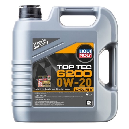Motor oil Liquimoly Top Tec 6200 0W-20 C5, NS-Synthetic, 4 liters