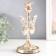 Summary metal per 1 candle "openwork butterfly" d-2.5 cm gold 11x11x20.5 cm