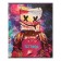 Notebook of 48 sheets in the cage "Mask", cover coated cardboard, selective UV-lak, OFSET block, mix