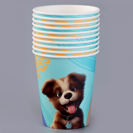 A single -single paper glass "puppy", 250ml-1