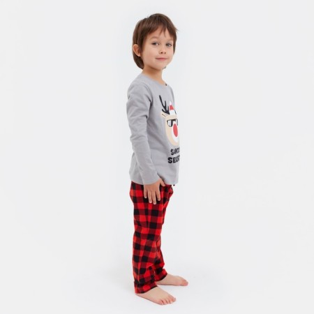 PAZHAMA Children's New Year's KAFTAN "Santa’s Security", size 28 (86-92 cm)-2