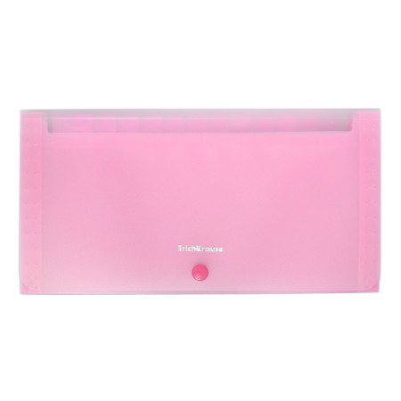 A4 cartridge folder on the 13 departments button, Erichkrause, Matt Neon, transparent plastic, mix-3