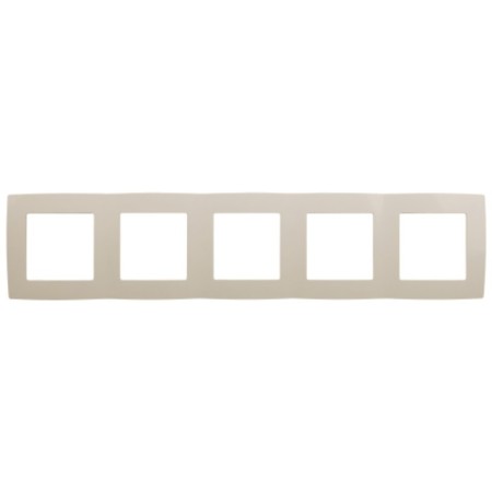 The frame for the circuit breaker for 5 posts, era12, ivory