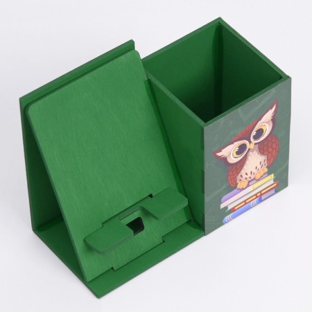 Organizer for the office with a stand for the phone "Owl"-5