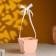 Wooden Kashpo "The Best Mom" ​​(12*12*10.5) Poil-white
