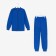 Costume (jumper, trousers), children are launched, cornflower color, height 98 cm