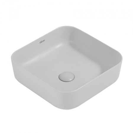 ABBER RECHTECK AC2211MLG shell, 385x385x135 mm, light gray, matte
