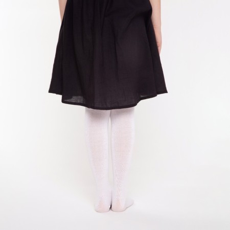 Pantyhose children, white color, height 104-110-4