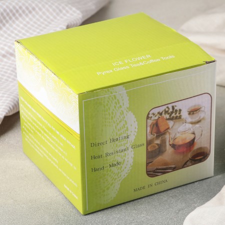Glass Bank for bulk products with a bamboo cover Magistro "Eco", 1.3 l, 11 × 14 cm-2