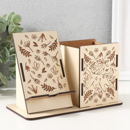 The desktop organizer "Unicorn" 18x12.5x9 cm (set of 9 parts)