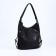 Bag Women's bag with zipper, black color