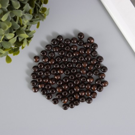 Beads for creativity tree "Coffee" set 30 g 1x1 cm-1