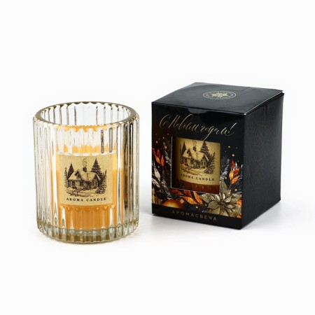 Interior candle "Aroma Candle", aroma of orange, 7.5 x 8.6 cm-3