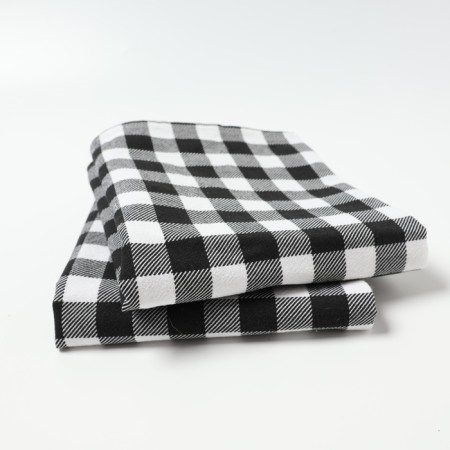 Set of towels Ethel "Strict Cage" 38x63cm - 2 pcs, col. Black, hl. 100%-8