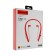 Sports headphones Wi-H700, wireless, vacuum, Tue 4.2, microphone, 100 mAh, red