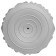 Semisphere Massage ONLYTOP, 16x16x9 cm, gray color
