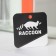 Water Summer with a non -slip handle Raccoon Orange, Silicon Pass, 25 × 24 cm
