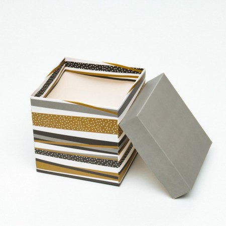 Self -assembly box "line" gray 10x10x10 cm-3