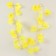 Decor "Girland from the leaves" Length: 2.4 m, width: 17 cm, yellow color