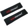 Safety belt 5x23 cm, 2 pcs, black