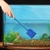 Scraper for the aquarium bilateral, 40 cm, blue