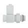 Set of design-valuly Royal Thermo Cube, Direct, 1/2 ", white