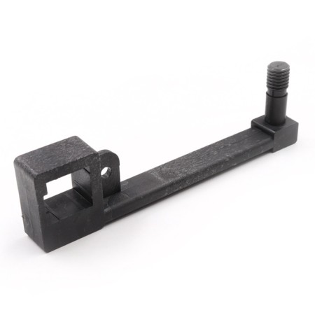 A plastic bracket for Yaman grocery on alum. Strut-pipe