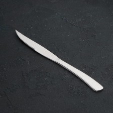 A stainless steel steak knife Magistro “Amy”, length 23 cm, silver color