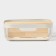 Universal Basket LADOM "Halves", rectangular, with a pen, 32.5 × 24.5 × 11.5 cm, white