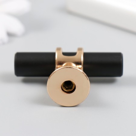 Pen for the casket Metal "Minimalism" black with gold 2x5x3.5 cm-2