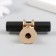 Pen for the casket Metal "Minimalism" black with gold 2x5x3.5 cm