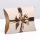 Folding box, pillow, "gold bow" 15 x 11 x 3 cm,