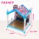 House for pets "Fairytale Life" with pets and accessories, light