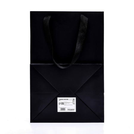 Gift package, with a window, 30 x 20 x 16 cm, black-2