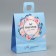 Gift package with a mold valve, packaging, "flowers", 23 x 27 x 11.5 cm