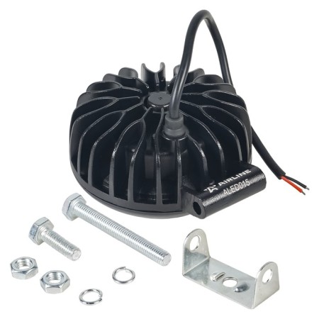 Farah LED round AIRLINE, Clear Light Border, 27W, 115x145x65, 12/24V-2