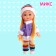 Classic "Baby Sue" doll on a walk