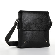 Male bag, black color