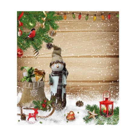 Set of napkins for setting the table "New Year's Domomovok", rectangular, size 32x46 cm, 4 pcs-2