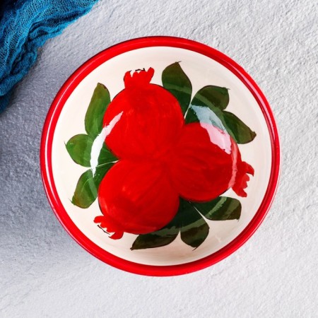 Rishtan ceramics "grenade" 15 cm, small, small-2